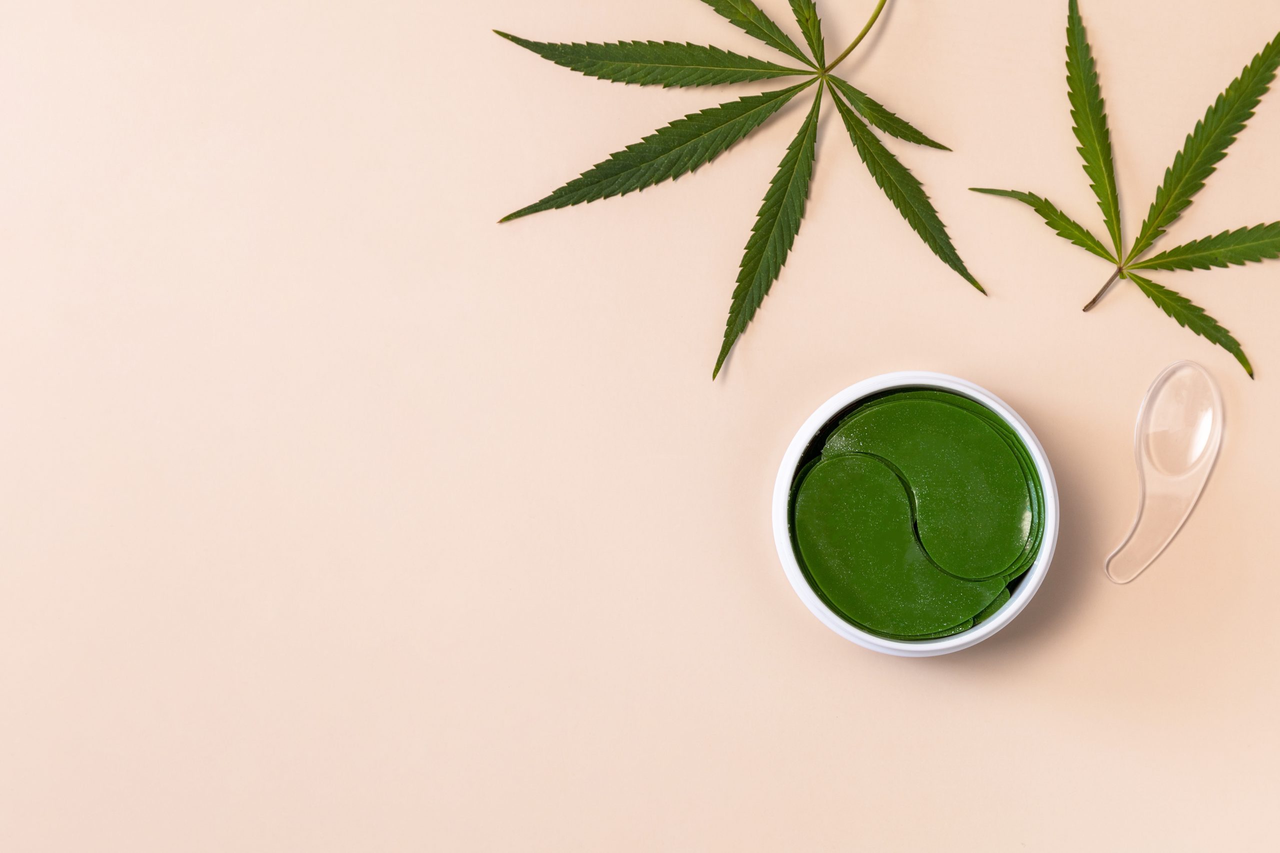 CBD salve i hvid beholder